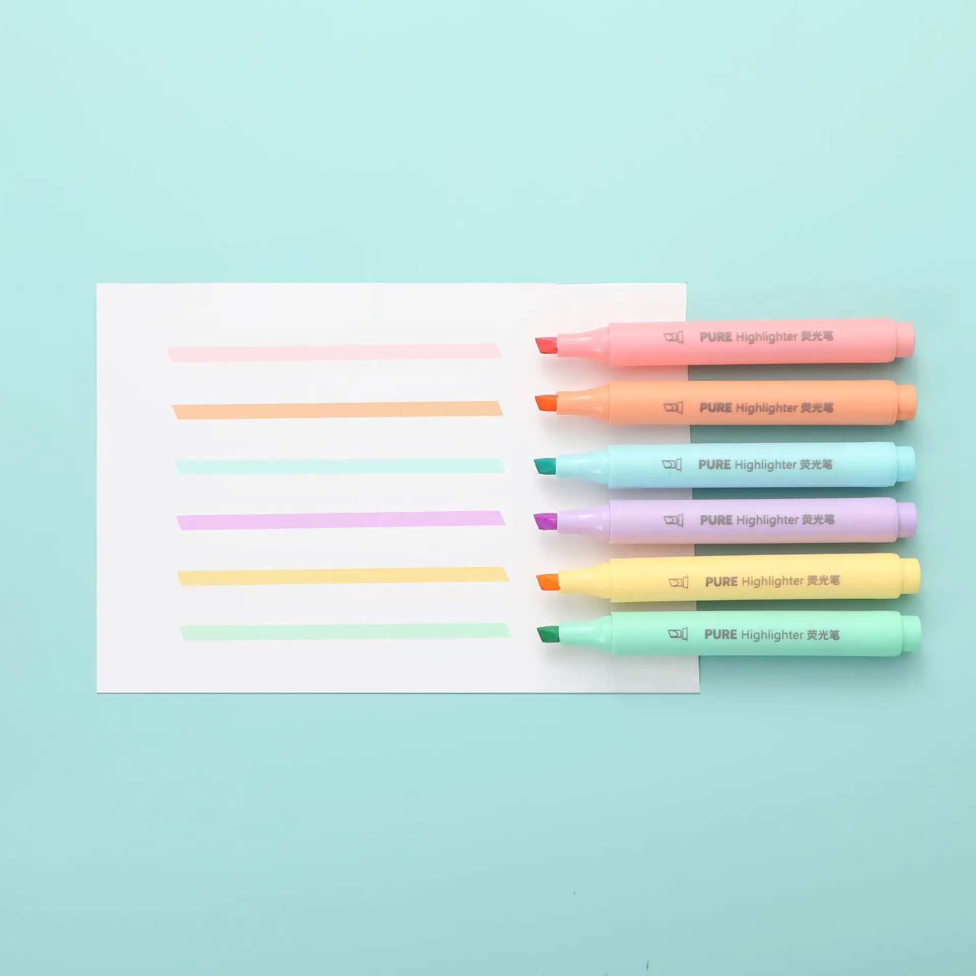 6 Pz/set Colore Pastello Macar - Pastel Highlighter Set Double Ended recensione e prezzo