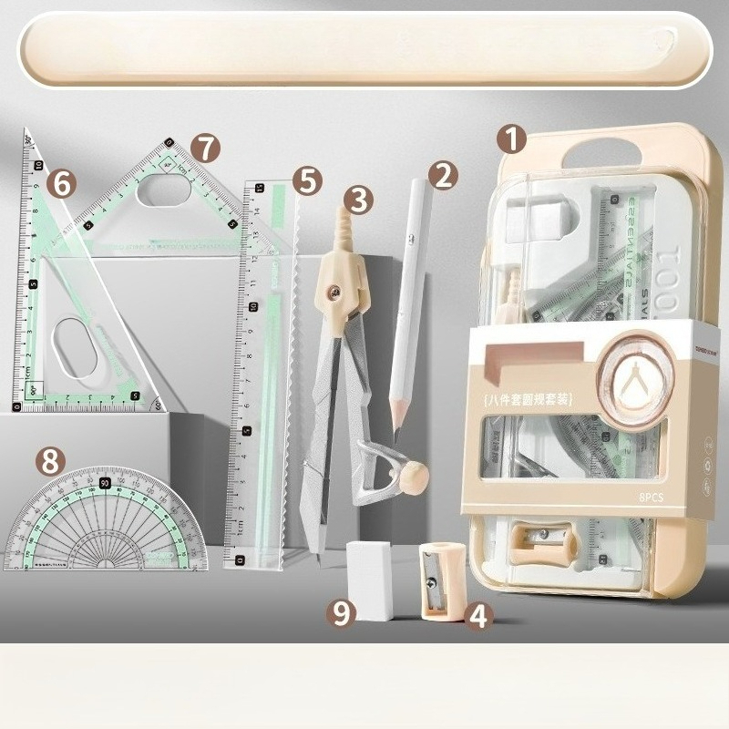 Set di geometria matematica da - Math Geometry Set With Compass recensione e prezzo